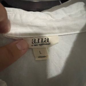 Ana white button down size large